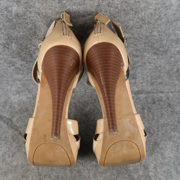 Guess Shoes Womens 8 Platform Heels Sandals Pumps Stiletto Fashion Buckle Strap - Picture 12 of 14